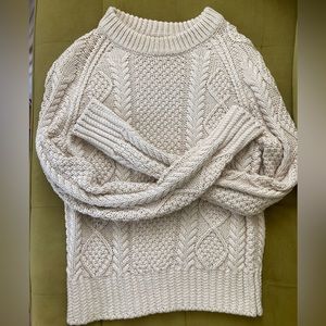 LL Bean Fisherman Sweater NWOT